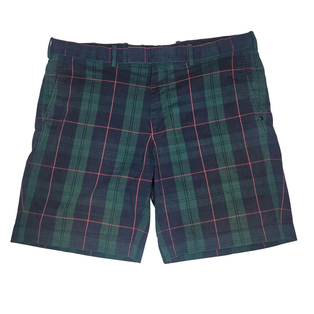 RLX Ralph Lauren Men's Tartan Plaid Golf Chino Shorts Size 36 EUC